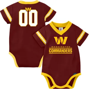 Washington Commanders Jersey Style Bodysuit