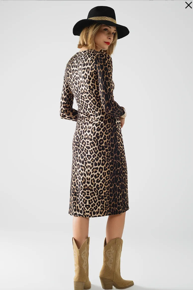 Wild Side Leopard Stretchy Dress