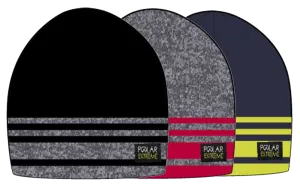 Winter-Hats Boys Lined Block Stripe Polar Extreme Pull Hat