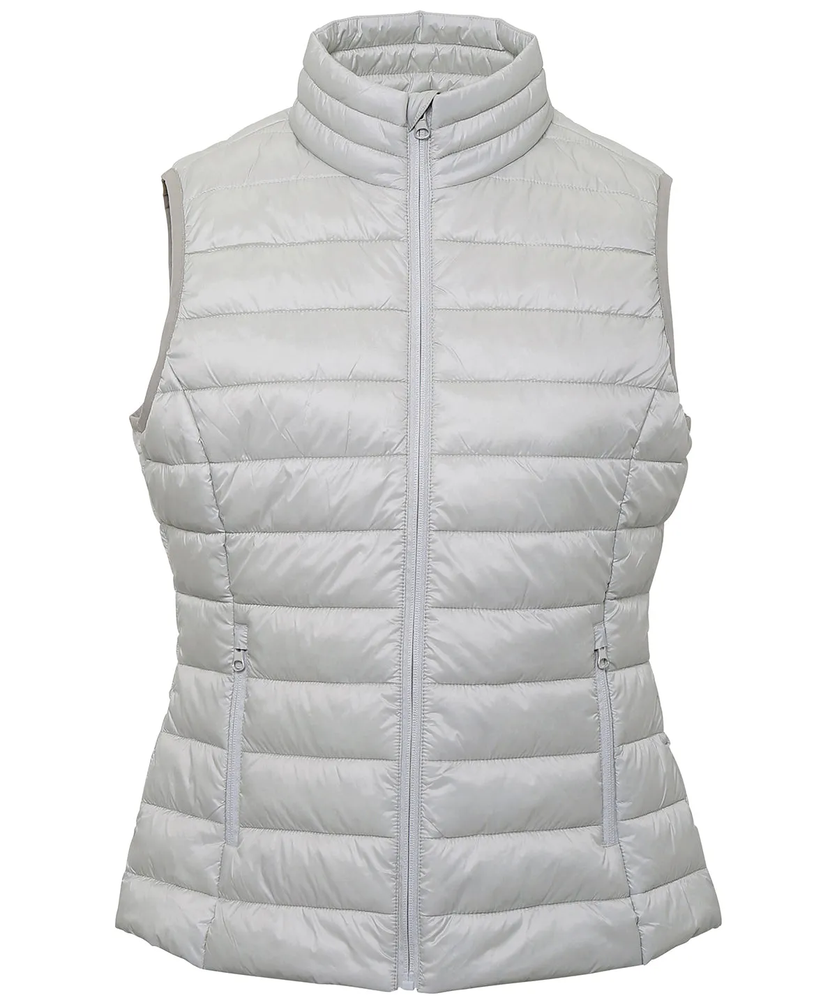 Womens terrain padded gilet | Silver