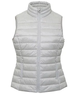 Womens terrain padded gilet | Silver